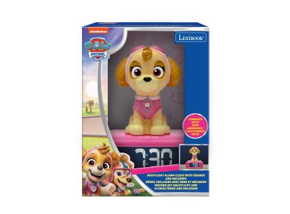 Lexibook Tlapková patrola Budík se svítící figurkou