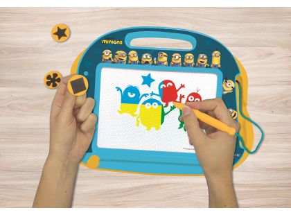 Lexibook Vícebarevná kreslící tabulka Mimoni s razítky