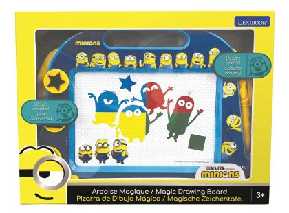 Lexibook Vícebarevná kreslící tabulka Mimoni s razítky