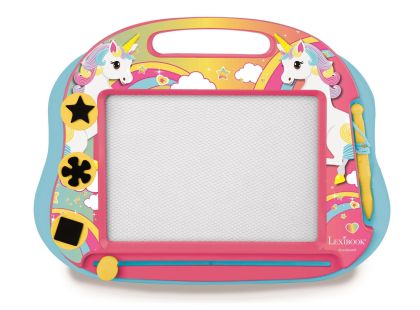 Lexibook Vícebarevná kreslící tabulka Jednorožec s razítky