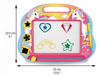 Lexibook Vícebarevná kreslící tabulka Jednorožec s razítky