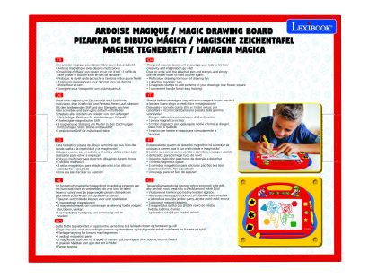 Lexibook Vícebarevná kreslící tabulka Super Mario s razítky