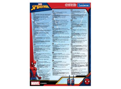 Lexibook Vysílačky Spiderman s dosahem 120 m