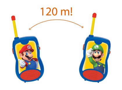 Lexibook Vysílačky Super Mario s dosahem 200 m