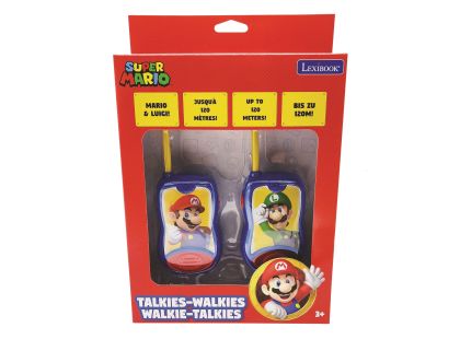 Lexibook Vysílačky Super Mario s dosahem 200 m