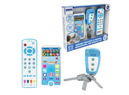 Lexibook Vzdělávací mobilní telefon, dálkové ovládání a klíčenka