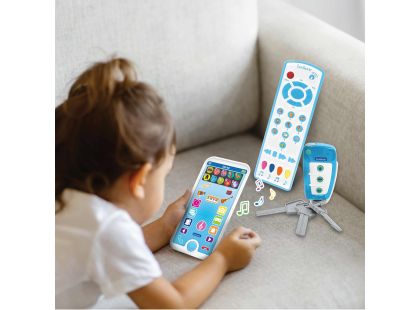 Lexibook Vzdělávací mobilní telefon, dálkové ovládání a klíčenka