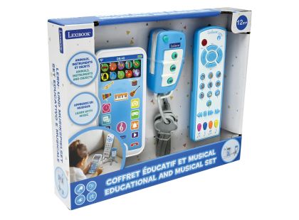 Lexibook Vzdělávací mobilní telefon, dálkové ovládání a klíčenka