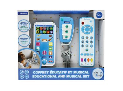 Lexibook Vzdělávací mobilní telefon, dálkové ovládání a klíčenka