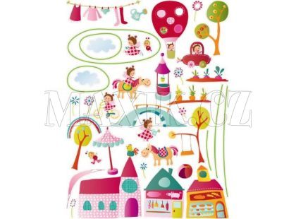 Lilliputiens Samolepky dekorační beruška Liz