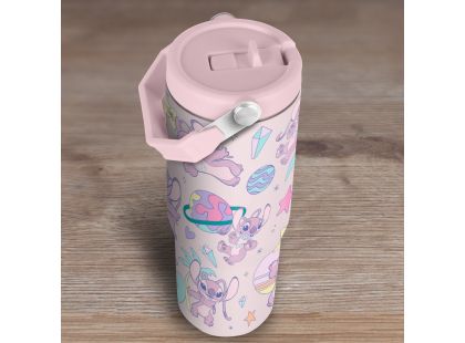 Lilo a Stitch cestovní hrnek s uchem - Angel