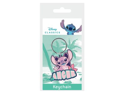 Pyramid International Lilo a Stitch Gumová klíčenka Angel