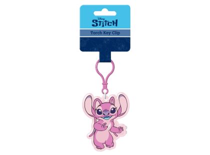 Lilo a Stitch klíčenka se světlem - Angel