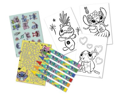 Lilo a Stitch pracovní listy s barvami