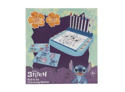 Lilo a Stitch stojan s omalovánkami a barvami
