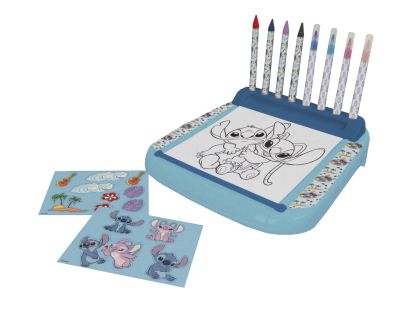 Lilo a Stitch stojan s omalovánkami a barvami