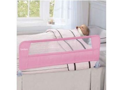 Lindam Dětská zábrana k posteli - růžová