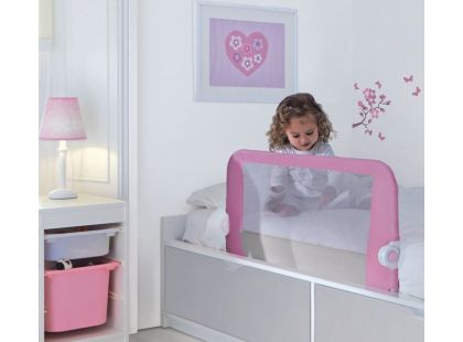 Lindam Dětská zábrana k posteli - růžová