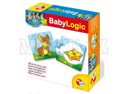 Lisciani Giochi Baby Genius Baby Logic - Co zvířátka jedí?