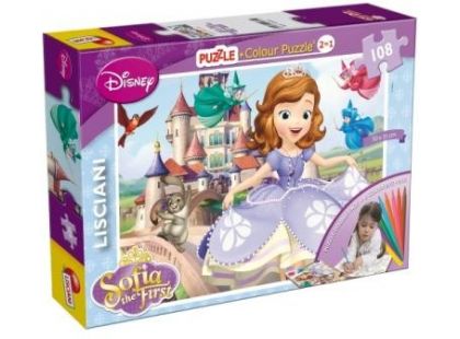 Lisciani Giochi Disney Sofia Puzzle 2v1 108dílků