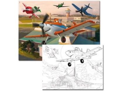 Lisciani Giochi Planes Maxi Puzzle 2v1 108 dílků