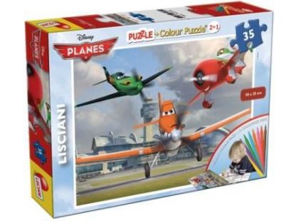 Lisciani Giochi Planes Puzzle 2v1 35 dílků