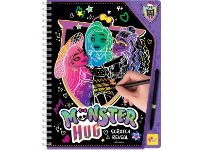 Liscianigiochi Monster High Vyškrabávací omalovánky objetí