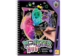 Liscianigiochi Monster High Vyškrabávací omalovánky objetí