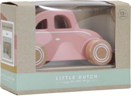 Little Dutch Autíčko brouk dřevěné Pink