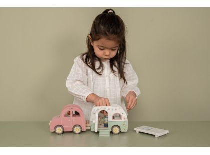 Little Dutch Auto s karavanem dřevěné