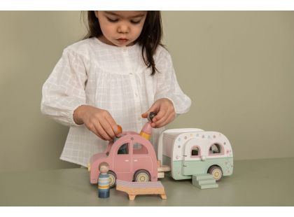 Little Dutch Auto s karavanem dřevěné