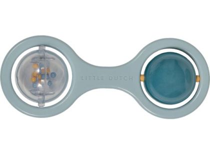 Little Dutch Chrastítko s kuličkami Blue