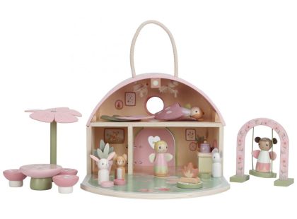 Little Dutch Domeček pro víly dřevěný přenosný Fairy Garden - Poškozený obal