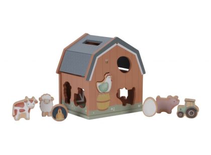 Little Dutch Domek s vkládacími tvary dřevěný Farma
