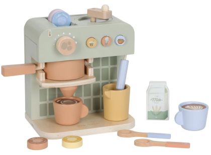 Little Dutch Kávovar na kapsle dřevěný - Poškozený obal