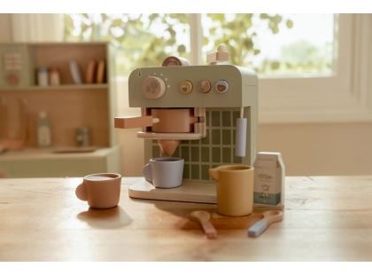 Little Dutch Kávovar na kapsle dřevěný - Poškozený obal