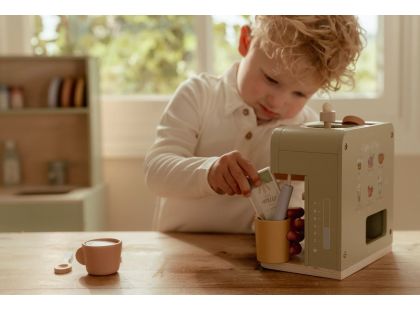 Little Dutch Kávovar na kapsle dřevěný - Poškozený obal
