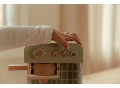 Little Dutch Kávovar na kapsle dřevěný - Poškozený obal