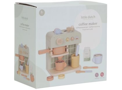 Little Dutch Kávovar na kapsle dřevěný - Poškozený obal