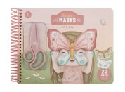 Little Dutch Kniha s vystřihovacími maskami Rosa