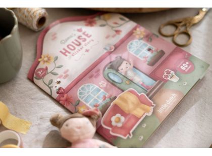 Little Dutch Knížka se samolepkami Dům Rosa