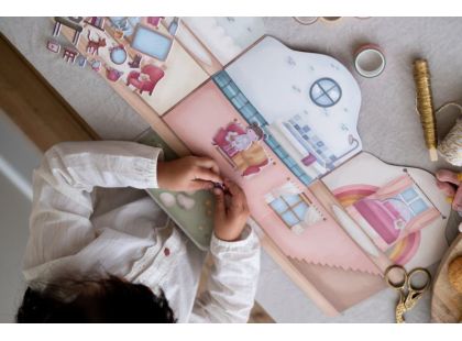 Little Dutch Knížka se samolepkami Dům Rosa