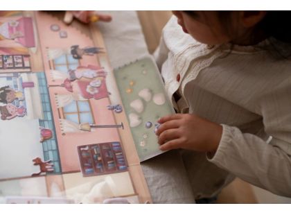 Little Dutch Knížka se samolepkami Dům Rosa