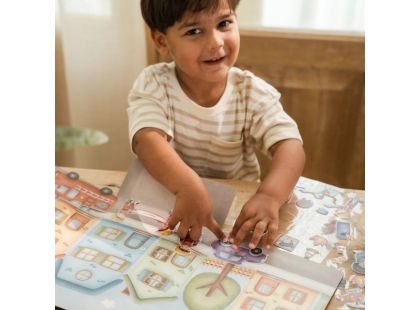 Little Dutch Knížka se samolepkami Hasičská stanice Jim