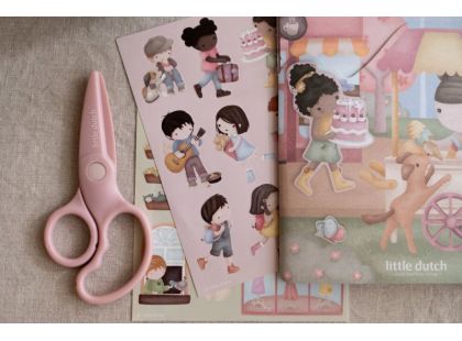 Little Dutch Knížka se samolepkami Nakupování Rosa