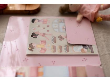 Little Dutch Knížka se samolepkami Nakupování Rosa
