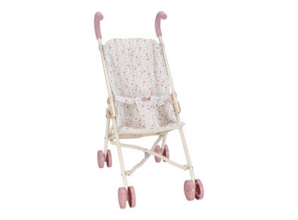 Little Dutch Kočárek pro panenky golfky skládací Soft Flowers
