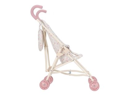 Little Dutch Kočárek pro panenky golfky skládací Soft Flowers