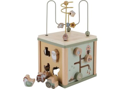 Little Dutch Kostka s aktivitami dřevěná Farma - Poškozený obal