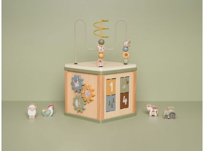 Little Dutch Kostka s aktivitami dřevěná Farma - Poškozený obal